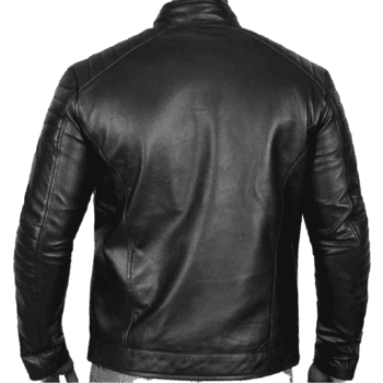 Men's Oregon Black Cafe Racer Jacket