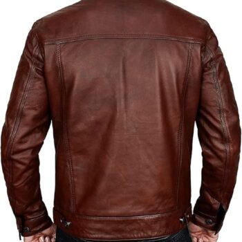 Men's Classic Fashion Motorcycle Leather Jacket