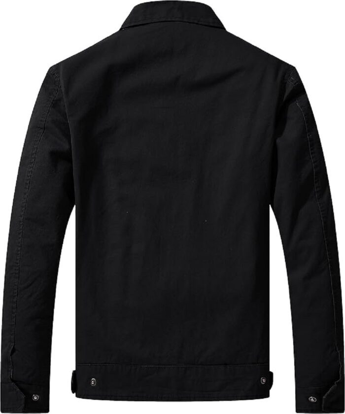 Men Lightweight Green Black Jacket For All Season